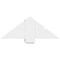 Ekena Millwork Redmond Architectural Grade PVC Gable Bracket, 36"W x 13 1/2"H x 6"D x 6"F, 9/12 Pitch GBP036X14X0606RED00 - alternate 5